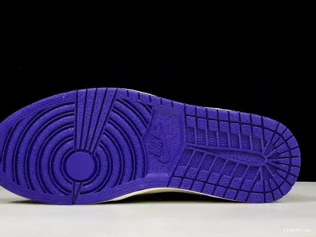 Jordan 1 Purple Court 555088-501 Air 0609